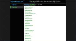 Desktop Screenshot of expireddomains.com