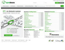 Tablet Screenshot of expireddomains.co.nz